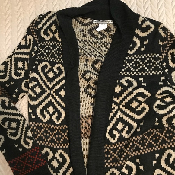 Long printed cardigan - Picture 2 of 5